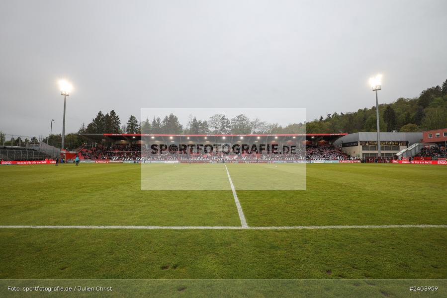 AKON Arena, Würzburg, 20.04.2024, sport, action, BFV, Fussball, April 2024, 30. Spieltag, Regionalliga Bayern, 1. FC Schweinfurt 1905, FC Würzburger Kickers - Bild-ID: 2403959