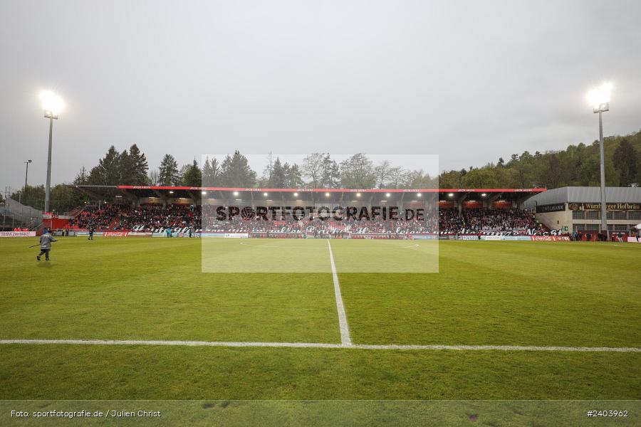 AKON Arena, Würzburg, 20.04.2024, sport, action, BFV, Fussball, April 2024, 30. Spieltag, Regionalliga Bayern, 1. FC Schweinfurt 1905, FC Würzburger Kickers - Bild-ID: 2403962