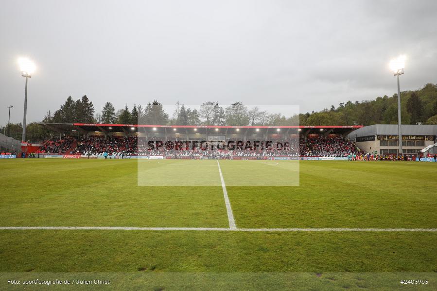 AKON Arena, Würzburg, 20.04.2024, sport, action, BFV, Fussball, April 2024, 30. Spieltag, Regionalliga Bayern, 1. FC Schweinfurt 1905, FC Würzburger Kickers - Bild-ID: 2403963