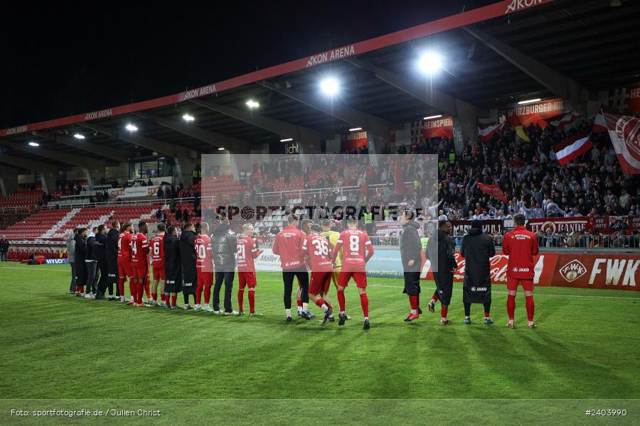 AKON Arena, Würzburg, 20.04.2024, sport, action, BFV, Fussball, April 2024, 30. Spieltag, Regionalliga Bayern, 1. FC Schweinfurt 1905, FC Würzburger Kickers - Bild-ID: 2403990