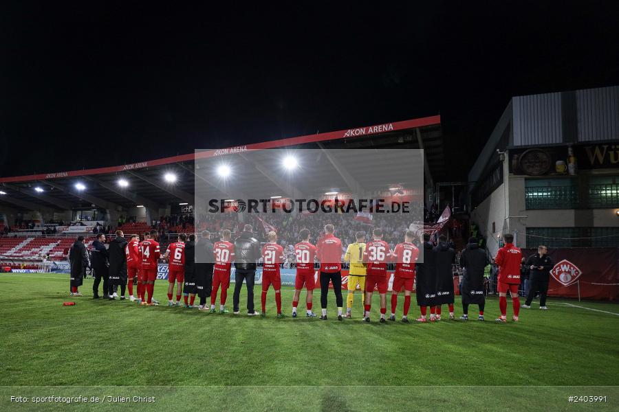 AKON Arena, Würzburg, 20.04.2024, sport, action, BFV, Fussball, April 2024, 30. Spieltag, Regionalliga Bayern, 1. FC Schweinfurt 1905, FC Würzburger Kickers - Bild-ID: 2403991