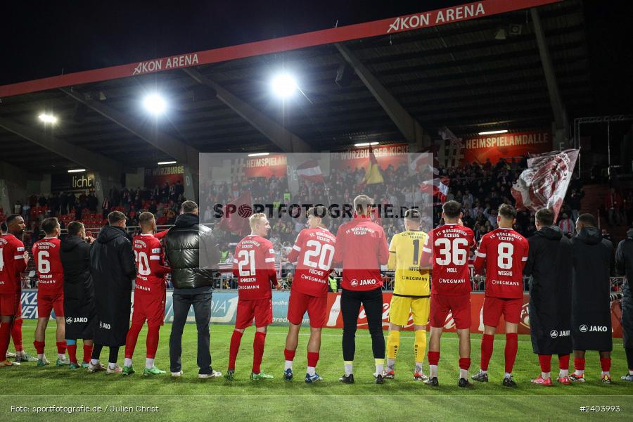 AKON Arena, Würzburg, 20.04.2024, sport, action, BFV, Fussball, April 2024, 30. Spieltag, Regionalliga Bayern, 1. FC Schweinfurt 1905, FC Würzburger Kickers - Bild-ID: 2403993