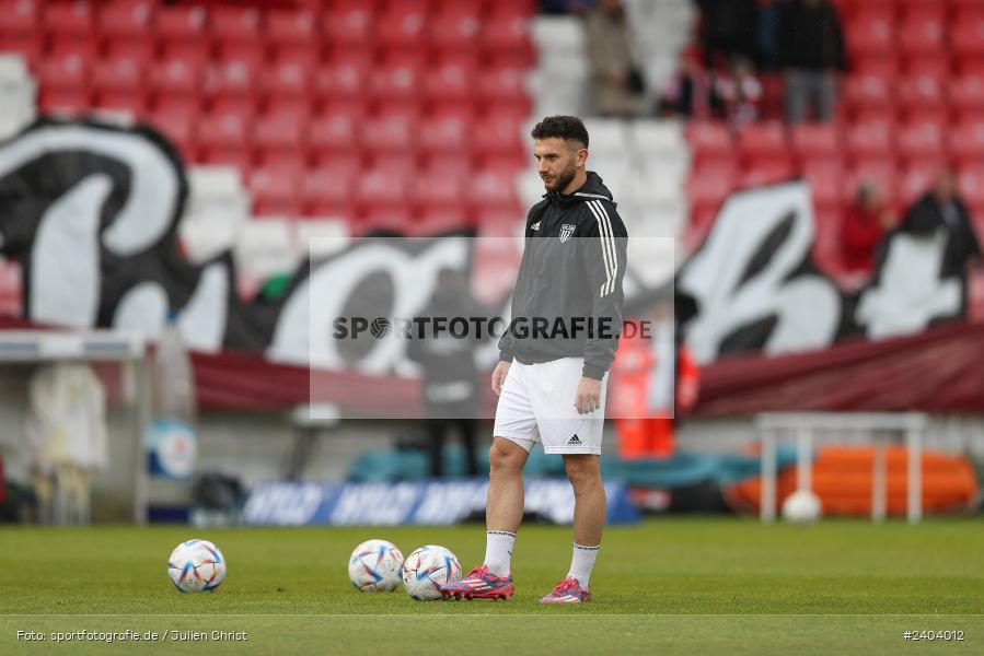 AKON Arena, Würzburg, 20.04.2024, sport, action, BFV, Fussball, April 2024, 30. Spieltag, Regionalliga Bayern, 1. FC Schweinfurt 1905, FC Würzburger Kickers - Bild-ID: 2404012