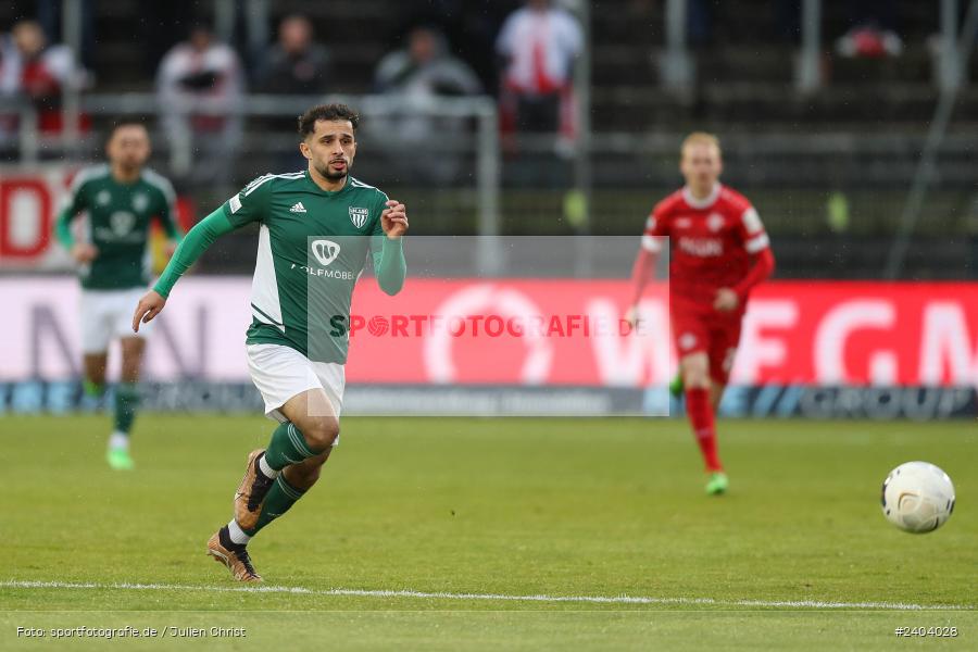 AKON Arena, Würzburg, 20.04.2024, sport, action, BFV, Fussball, April 2024, 30. Spieltag, Regionalliga Bayern, 1. FC Schweinfurt 1905, FC Würzburger Kickers - Bild-ID: 2404028