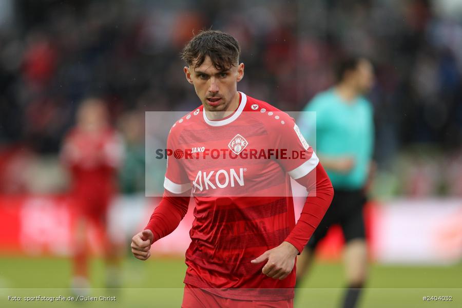 AKON Arena, Würzburg, 20.04.2024, sport, action, BFV, Fussball, April 2024, 30. Spieltag, Regionalliga Bayern, 1. FC Schweinfurt 1905, FC Würzburger Kickers - Bild-ID: 2404032
