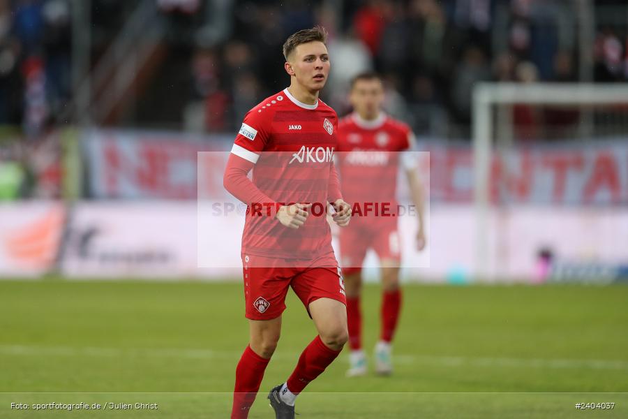 AKON Arena, Würzburg, 20.04.2024, sport, action, BFV, Fussball, April 2024, 30. Spieltag, Regionalliga Bayern, 1. FC Schweinfurt 1905, FC Würzburger Kickers - Bild-ID: 2404037