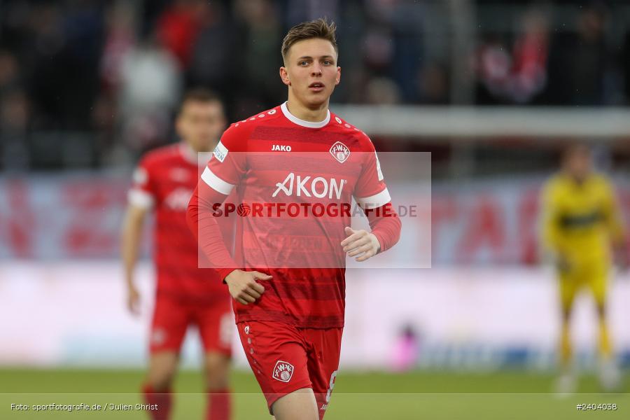 AKON Arena, Würzburg, 20.04.2024, sport, action, BFV, Fussball, April 2024, 30. Spieltag, Regionalliga Bayern, 1. FC Schweinfurt 1905, FC Würzburger Kickers - Bild-ID: 2404038