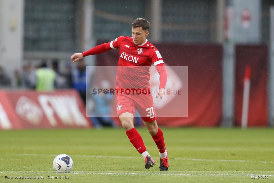 AKON Arena, Würzburg, 20.04.2024, sport, action, BFV, Fussball, April 2024, 30. Spieltag, Regionalliga Bayern, 1. FC Schweinfurt 1905, FC Würzburger Kickers - Bild-ID: 2404059