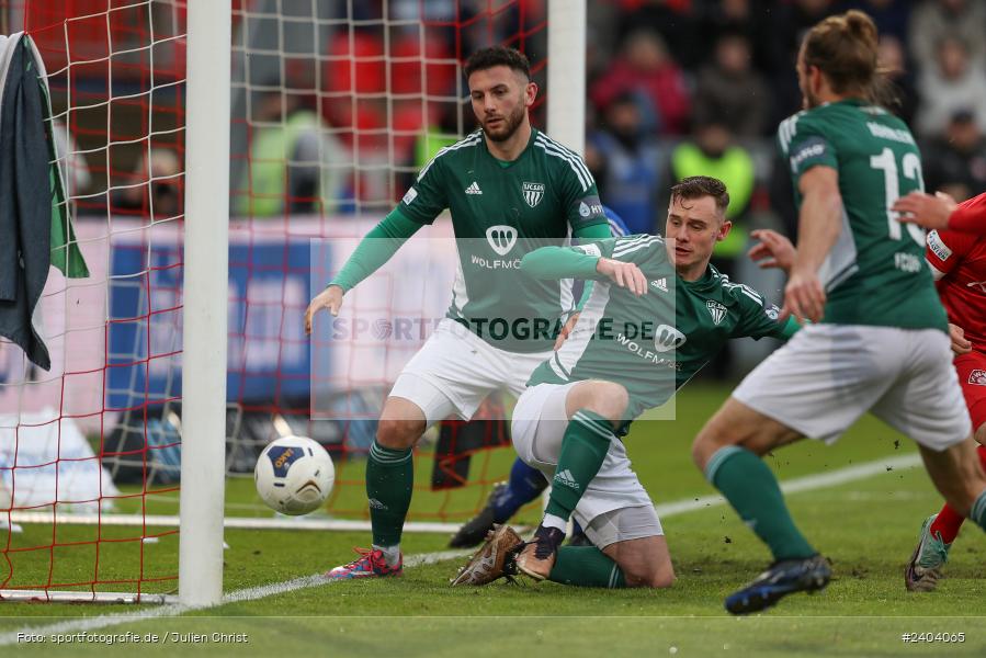 AKON Arena, Würzburg, 20.04.2024, sport, action, BFV, Fussball, April 2024, 30. Spieltag, Regionalliga Bayern, 1. FC Schweinfurt 1905, FC Würzburger Kickers - Bild-ID: 2404065