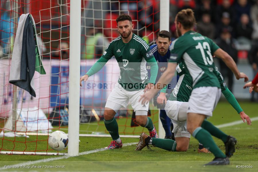 AKON Arena, Würzburg, 20.04.2024, sport, action, BFV, Fussball, April 2024, 30. Spieltag, Regionalliga Bayern, 1. FC Schweinfurt 1905, FC Würzburger Kickers - Bild-ID: 2404066