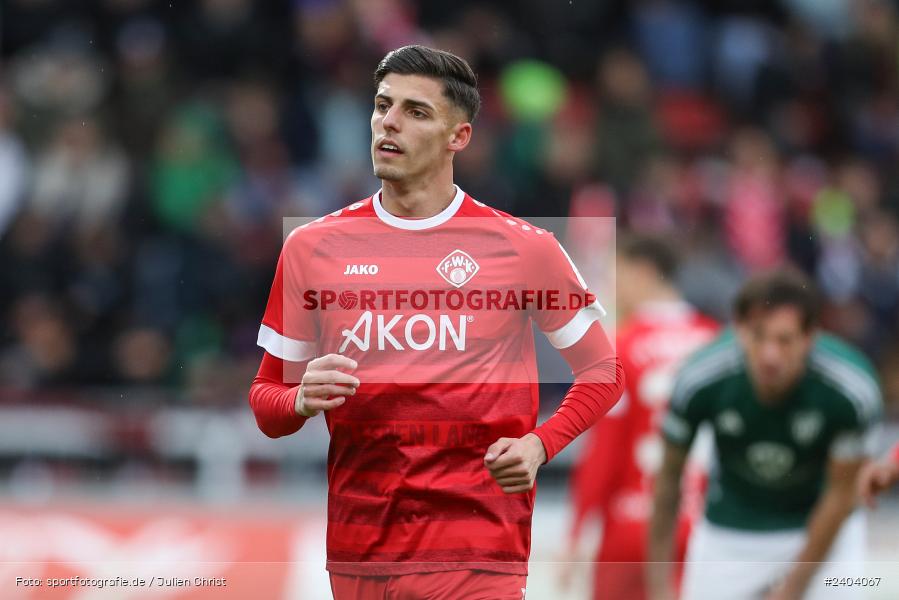 AKON Arena, Würzburg, 20.04.2024, sport, action, BFV, Fussball, April 2024, 30. Spieltag, Regionalliga Bayern, 1. FC Schweinfurt 1905, FC Würzburger Kickers - Bild-ID: 2404067