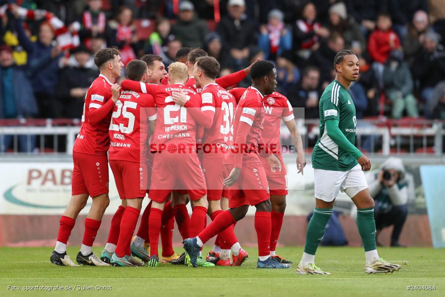 AKON Arena, Würzburg, 20.04.2024, sport, action, BFV, Fussball, April 2024, 30. Spieltag, Regionalliga Bayern, 1. FC Schweinfurt 1905, FC Würzburger Kickers - Bild-ID: 2404084