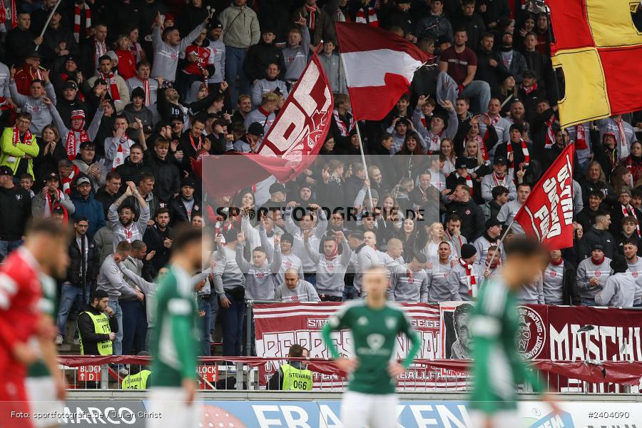 AKON Arena, Würzburg, 20.04.2024, sport, action, BFV, Fussball, April 2024, 30. Spieltag, Regionalliga Bayern, 1. FC Schweinfurt 1905, FC Würzburger Kickers - Bild-ID: 2404090