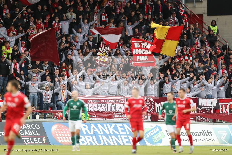 AKON Arena, Würzburg, 20.04.2024, sport, action, BFV, Fussball, April 2024, 30. Spieltag, Regionalliga Bayern, 1. FC Schweinfurt 1905, FC Würzburger Kickers - Bild-ID: 2404095