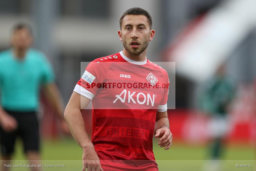AKON Arena, Würzburg, 20.04.2024, sport, action, BFV, Fussball, April 2024, 30. Spieltag, Regionalliga Bayern, 1. FC Schweinfurt 1905, FC Würzburger Kickers - Bild-ID: 2404116