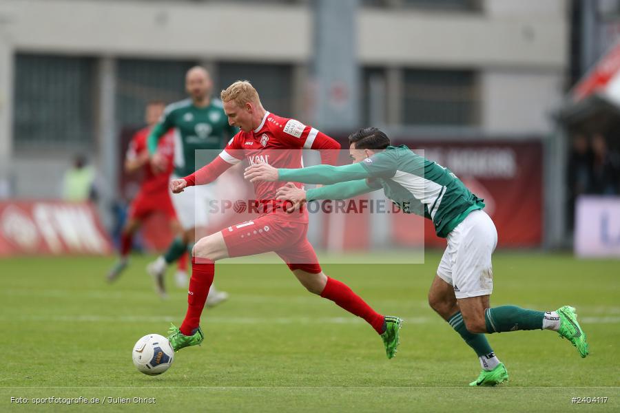AKON Arena, Würzburg, 20.04.2024, sport, action, BFV, Fussball, April 2024, 30. Spieltag, Regionalliga Bayern, 1. FC Schweinfurt 1905, FC Würzburger Kickers - Bild-ID: 2404117 AKON Arena, Würzburg, 20.04.2024, sport, action, BFV, Fussball, April 2024, 30. Spieltag, Regionalliga Bayern, 1. FC Schweinfurt 1905, FC Würzburger Kickers - Bild-ID: 2404117