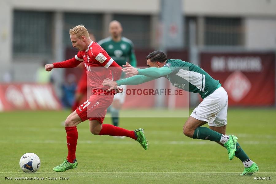 AKON Arena, Würzburg, 20.04.2024, sport, action, BFV, Fussball, April 2024, 30. Spieltag, Regionalliga Bayern, 1. FC Schweinfurt 1905, FC Würzburger Kickers - Bild-ID: 2404118