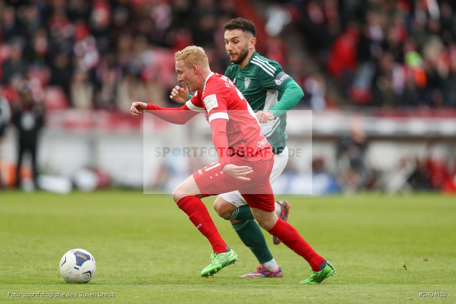 AKON Arena, Würzburg, 20.04.2024, sport, action, BFV, Fussball, April 2024, 30. Spieltag, Regionalliga Bayern, 1. FC Schweinfurt 1905, FC Würzburger Kickers - Bild-ID: 2404122 AKON Arena, Würzburg, 20.04.2024, sport, action, BFV, Fussball, April 2024, 30. Spieltag, Regionalliga Bayern, 1. FC Schweinfurt 1905, FC Würzburger Kickers - Bild-ID: 2404122