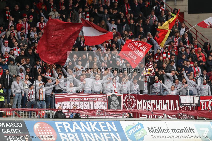 AKON Arena, Würzburg, 20.04.2024, sport, action, BFV, Fussball, April 2024, 30. Spieltag, Regionalliga Bayern, 1. FC Schweinfurt 1905, FC Würzburger Kickers - Bild-ID: 2404130