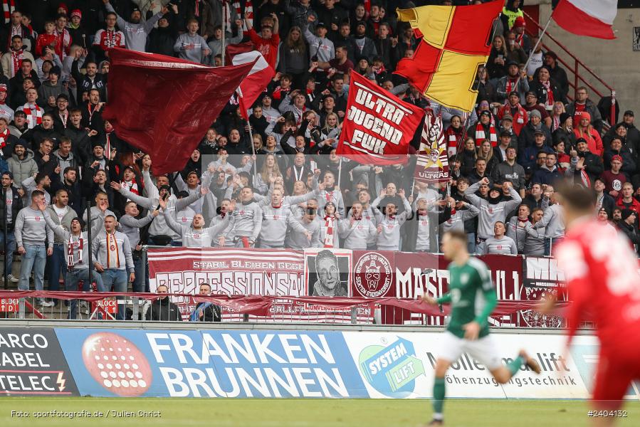 AKON Arena, Würzburg, 20.04.2024, sport, action, BFV, Fussball, April 2024, 30. Spieltag, Regionalliga Bayern, 1. FC Schweinfurt 1905, FC Würzburger Kickers - Bild-ID: 2404132