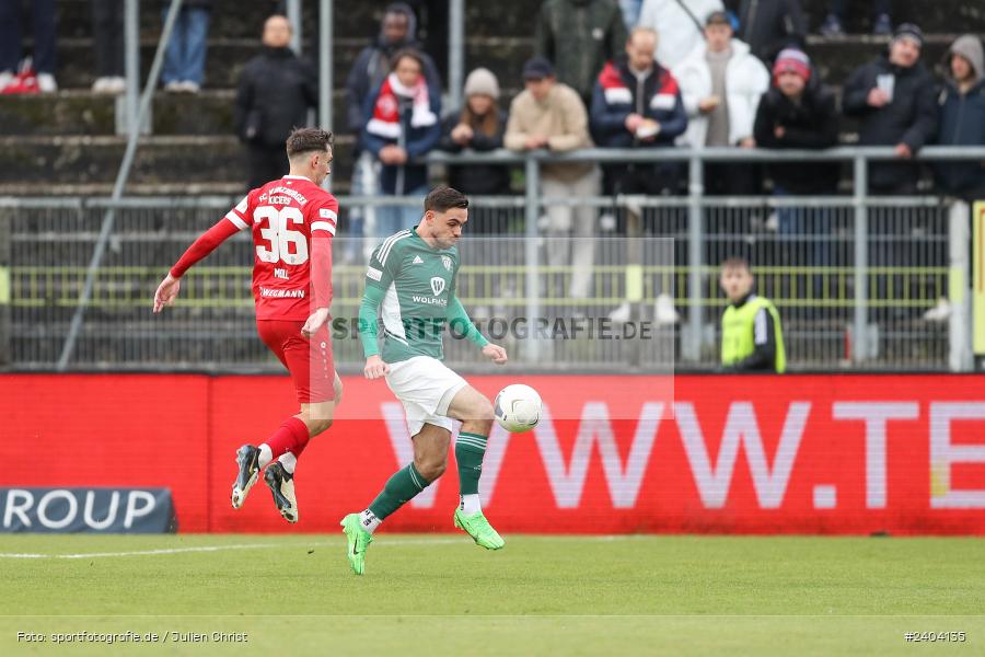AKON Arena, Würzburg, 20.04.2024, sport, action, BFV, Fussball, April 2024, 30. Spieltag, Regionalliga Bayern, 1. FC Schweinfurt 1905, FC Würzburger Kickers - Bild-ID: 2404135