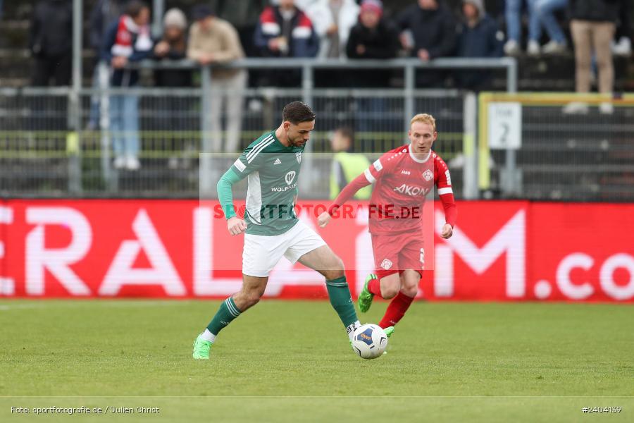 AKON Arena, Würzburg, 20.04.2024, sport, action, BFV, Fussball, April 2024, 30. Spieltag, Regionalliga Bayern, 1. FC Schweinfurt 1905, FC Würzburger Kickers - Bild-ID: 2404139