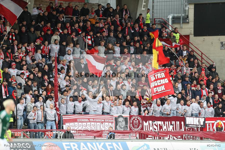AKON Arena, Würzburg, 20.04.2024, sport, action, BFV, Fussball, April 2024, 30. Spieltag, Regionalliga Bayern, 1. FC Schweinfurt 1905, FC Würzburger Kickers - Bild-ID: 2404142