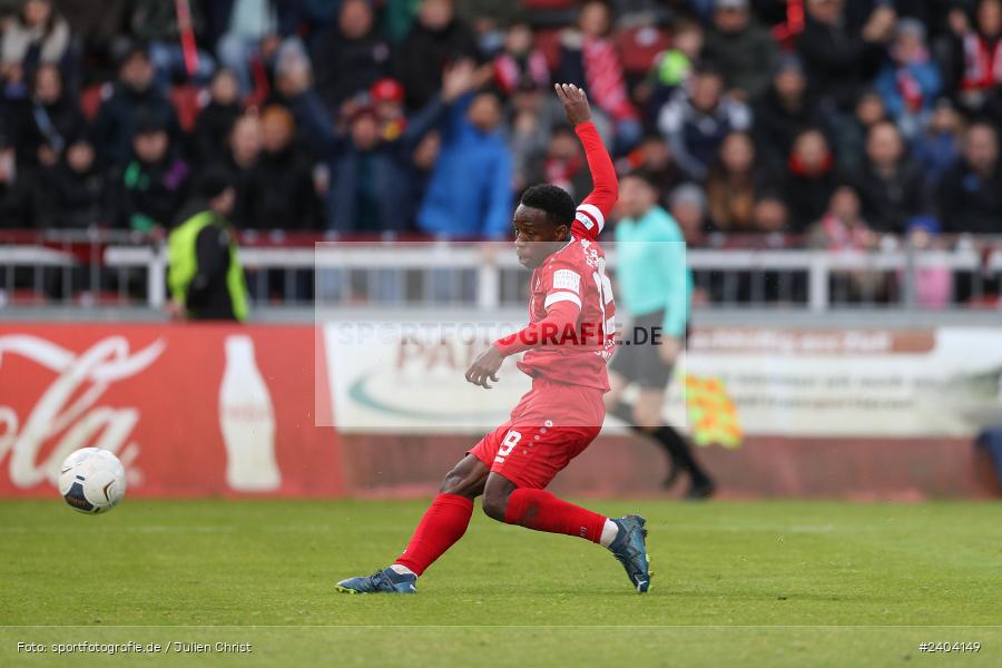 AKON Arena, Würzburg, 20.04.2024, sport, action, BFV, Fussball, April 2024, 30. Spieltag, Regionalliga Bayern, 1. FC Schweinfurt 1905, FC Würzburger Kickers - Bild-ID: 2404149