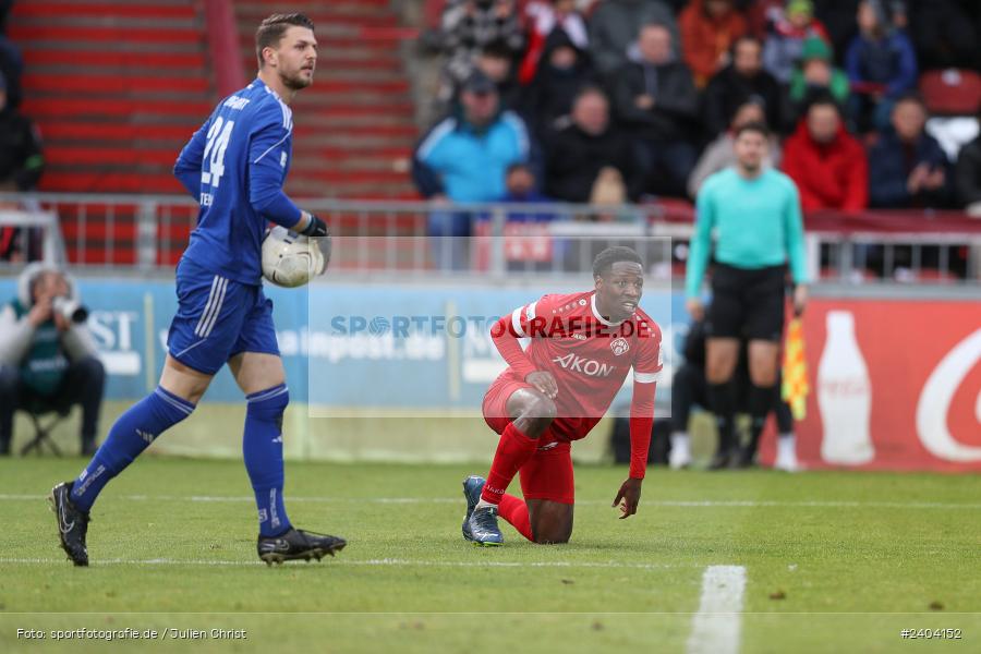 AKON Arena, Würzburg, 20.04.2024, sport, action, BFV, Fussball, April 2024, 30. Spieltag, Regionalliga Bayern, 1. FC Schweinfurt 1905, FC Würzburger Kickers - Bild-ID: 2404152