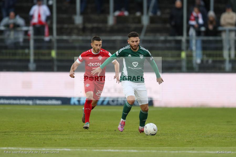 AKON Arena, Würzburg, 20.04.2024, sport, action, BFV, Fussball, April 2024, 30. Spieltag, Regionalliga Bayern, 1. FC Schweinfurt 1905, FC Würzburger Kickers - Bild-ID: 2404169