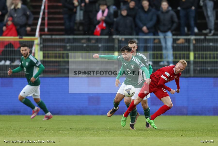 AKON Arena, Würzburg, 20.04.2024, sport, action, BFV, Fussball, April 2024, 30. Spieltag, Regionalliga Bayern, 1. FC Schweinfurt 1905, FC Würzburger Kickers - Bild-ID: 2404173