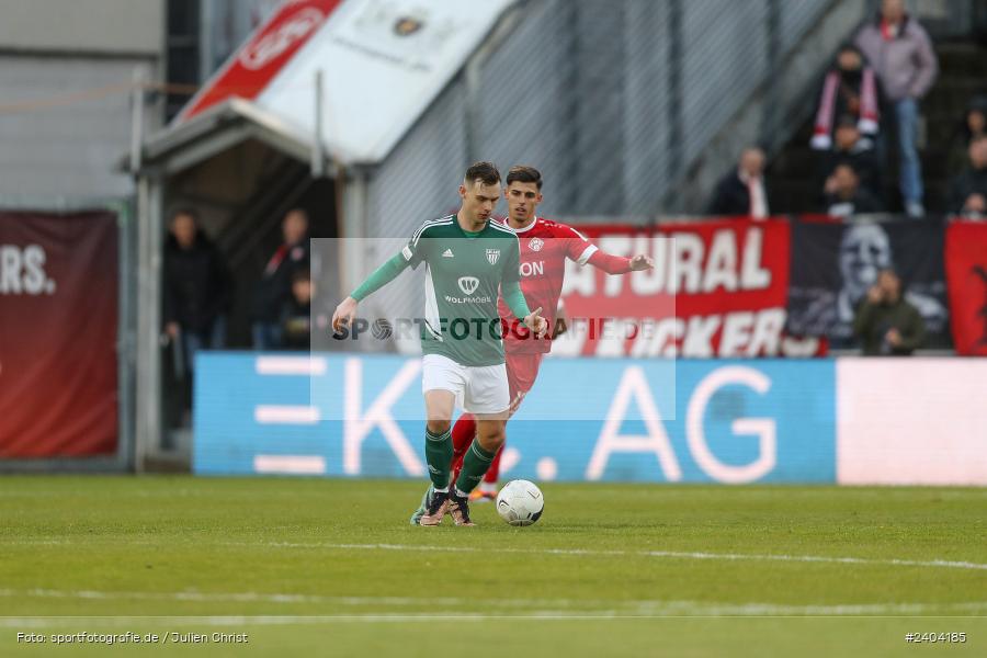 AKON Arena, Würzburg, 20.04.2024, sport, action, BFV, Fussball, April 2024, 30. Spieltag, Regionalliga Bayern, 1. FC Schweinfurt 1905, FC Würzburger Kickers - Bild-ID: 2404185