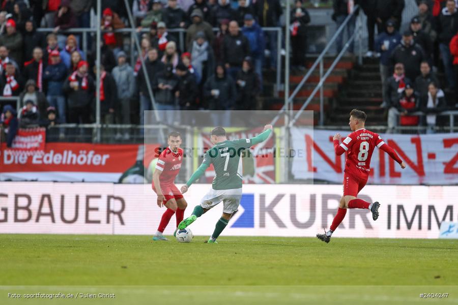 AKON Arena, Würzburg, 20.04.2024, sport, action, BFV, Fussball, April 2024, 30. Spieltag, Regionalliga Bayern, 1. FC Schweinfurt 1905, FC Würzburger Kickers - Bild-ID: 2404247