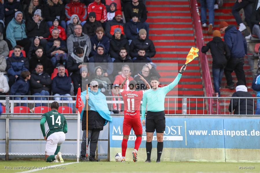 AKON Arena, Würzburg, 20.04.2024, sport, action, BFV, Fussball, April 2024, 30. Spieltag, Regionalliga Bayern, 1. FC Schweinfurt 1905, FC Würzburger Kickers - Bild-ID: 2404261