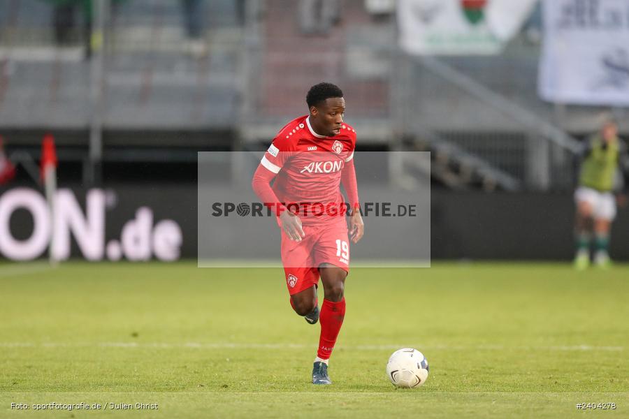 AKON Arena, Würzburg, 20.04.2024, sport, action, BFV, Fussball, April 2024, 30. Spieltag, Regionalliga Bayern, 1. FC Schweinfurt 1905, FC Würzburger Kickers - Bild-ID: 2404278