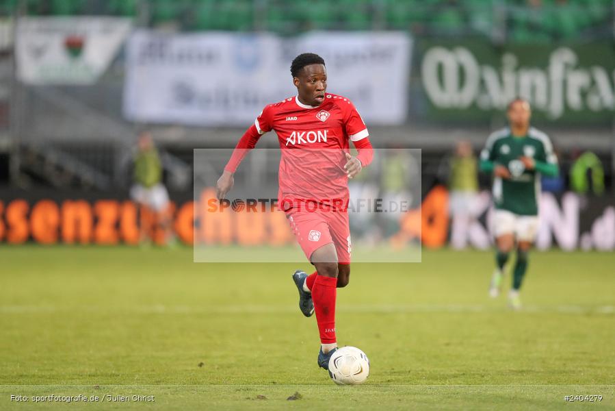 AKON Arena, Würzburg, 20.04.2024, sport, action, BFV, Fussball, April 2024, 30. Spieltag, Regionalliga Bayern, 1. FC Schweinfurt 1905, FC Würzburger Kickers - Bild-ID: 2404279