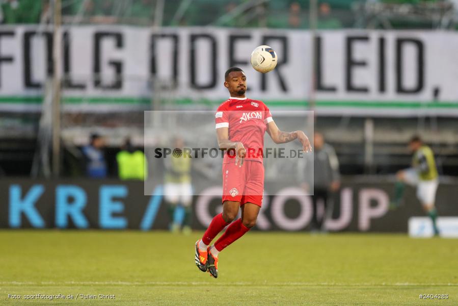 AKON Arena, Würzburg, 20.04.2024, sport, action, BFV, Fussball, April 2024, 30. Spieltag, Regionalliga Bayern, 1. FC Schweinfurt 1905, FC Würzburger Kickers - Bild-ID: 2404283