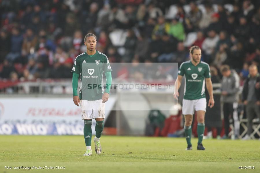 AKON Arena, Würzburg, 20.04.2024, sport, action, BFV, Fussball, April 2024, 30. Spieltag, Regionalliga Bayern, 1. FC Schweinfurt 1905, FC Würzburger Kickers - Bild-ID: 2404318