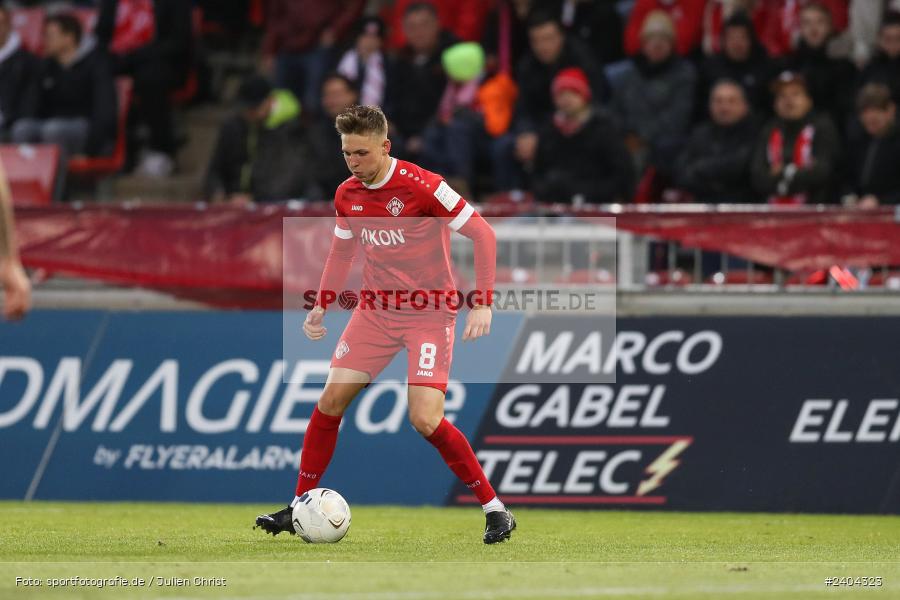 AKON Arena, Würzburg, 20.04.2024, sport, action, BFV, Fussball, April 2024, 30. Spieltag, Regionalliga Bayern, 1. FC Schweinfurt 1905, FC Würzburger Kickers - Bild-ID: 2404323
