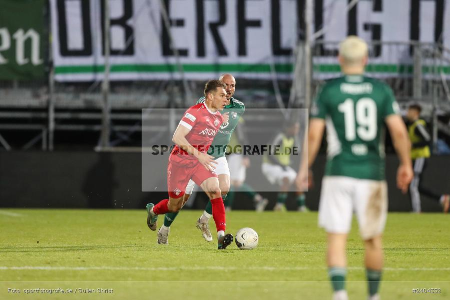 AKON Arena, Würzburg, 20.04.2024, sport, action, BFV, Fussball, April 2024, 30. Spieltag, Regionalliga Bayern, 1. FC Schweinfurt 1905, FC Würzburger Kickers - Bild-ID: 2404332 AKON Arena, Würzburg, 20.04.2024, sport, action, BFV, Fussball, April 2024, 30. Spieltag, Regionalliga Bayern, 1. FC Schweinfurt 1905, FC Würzburger Kickers - Bild-ID: 2404332