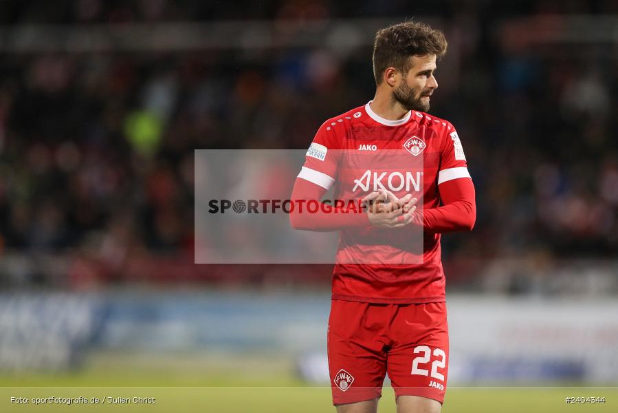 AKON Arena, Würzburg, 20.04.2024, sport, action, BFV, Fussball, April 2024, 30. Spieltag, Regionalliga Bayern, 1. FC Schweinfurt 1905, FC Würzburger Kickers - Bild-ID: 2404344