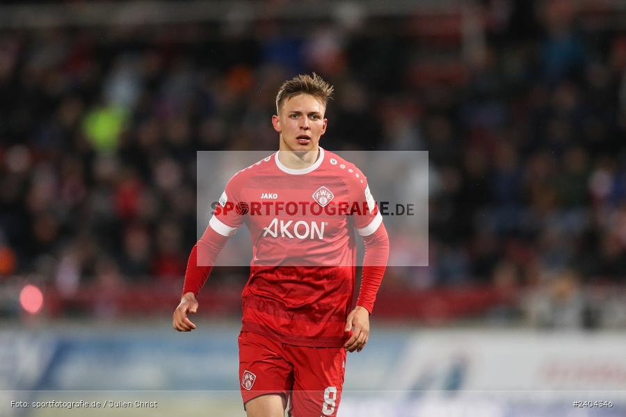 AKON Arena, Würzburg, 20.04.2024, sport, action, BFV, Fussball, April 2024, 30. Spieltag, Regionalliga Bayern, 1. FC Schweinfurt 1905, FC Würzburger Kickers - Bild-ID: 2404346