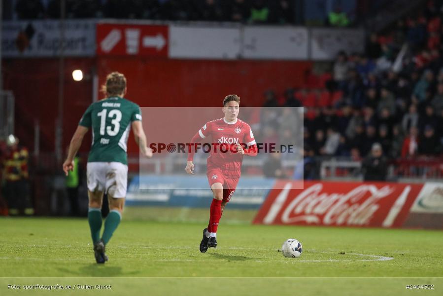 AKON Arena, Würzburg, 20.04.2024, sport, action, BFV, Fussball, April 2024, 30. Spieltag, Regionalliga Bayern, 1. FC Schweinfurt 1905, FC Würzburger Kickers - Bild-ID: 2404352