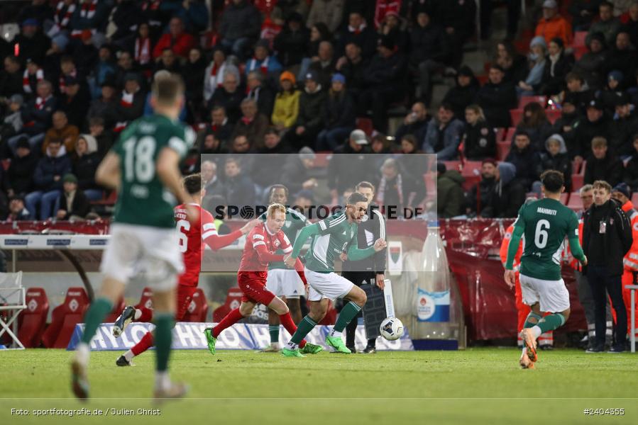 AKON Arena, Würzburg, 20.04.2024, sport, action, BFV, Fussball, April 2024, 30. Spieltag, Regionalliga Bayern, 1. FC Schweinfurt 1905, FC Würzburger Kickers - Bild-ID: 2404355