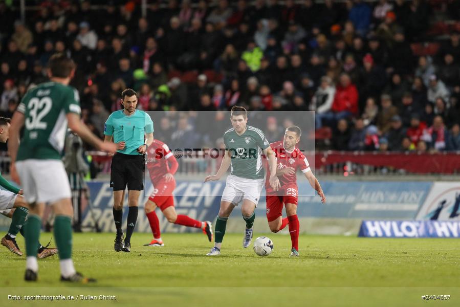 AKON Arena, Würzburg, 20.04.2024, sport, action, BFV, Fussball, April 2024, 30. Spieltag, Regionalliga Bayern, 1. FC Schweinfurt 1905, FC Würzburger Kickers - Bild-ID: 2404357