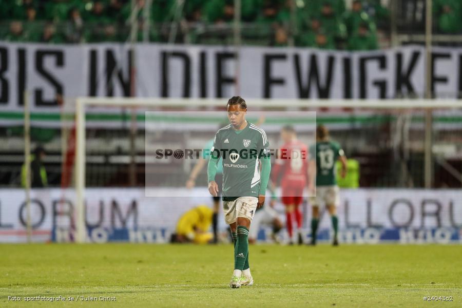 AKON Arena, Würzburg, 20.04.2024, sport, action, BFV, Fussball, April 2024, 30. Spieltag, Regionalliga Bayern, 1. FC Schweinfurt 1905, FC Würzburger Kickers - Bild-ID: 2404362