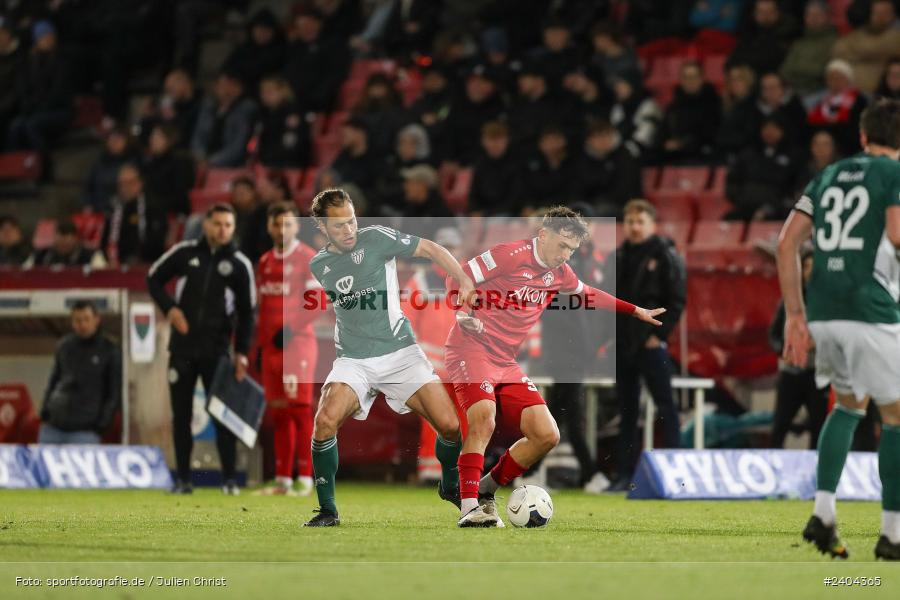 AKON Arena, Würzburg, 20.04.2024, sport, action, BFV, Fussball, April 2024, 30. Spieltag, Regionalliga Bayern, 1. FC Schweinfurt 1905, FC Würzburger Kickers - Bild-ID: 2404365