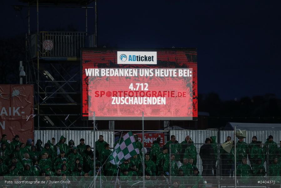AKON Arena, Würzburg, 20.04.2024, sport, action, BFV, Fussball, April 2024, 30. Spieltag, Regionalliga Bayern, 1. FC Schweinfurt 1905, FC Würzburger Kickers - Bild-ID: 2404372 AKON Arena, Würzburg, 20.04.2024, sport, action, BFV, Fussball, April 2024, 30. Spieltag, Regionalliga Bayern, 1. FC Schweinfurt 1905, FC Würzburger Kickers - Bild-ID: 2404372