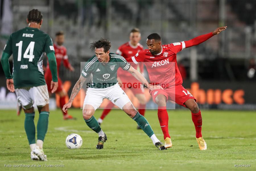 AKON Arena, Würzburg, 20.04.2024, sport, action, BFV, Fussball, April 2024, 30. Spieltag, Regionalliga Bayern, 1. FC Schweinfurt 1905, FC Würzburger Kickers - Bild-ID: 2404389