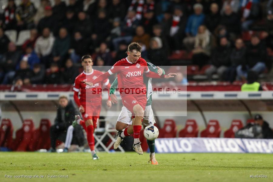 AKON Arena, Würzburg, 20.04.2024, sport, action, BFV, Fussball, April 2024, 30. Spieltag, Regionalliga Bayern, 1. FC Schweinfurt 1905, FC Würzburger Kickers - Bild-ID: 2404396